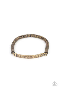 Paparazzi Fearlessly Unfiltered - Brass Bracelet