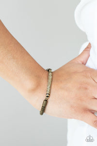 Paparazzi Fearlessly Unfiltered - Brass Bracelet