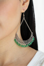 Load image into Gallery viewer, Paparazzi Orchard Odyssey - Green Earrings
