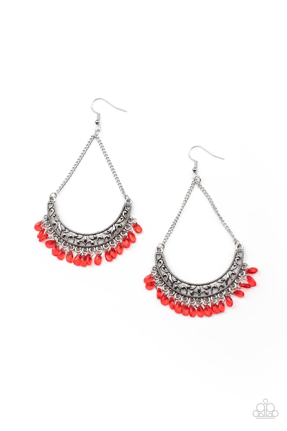 Paparazzi Orchard Odyssey - Red Earring