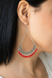 Paparazzi Orchard Odyssey - Red Earring