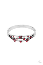 Load image into Gallery viewer, Paparazzi Cosmic Candescence - Red Bracelet
