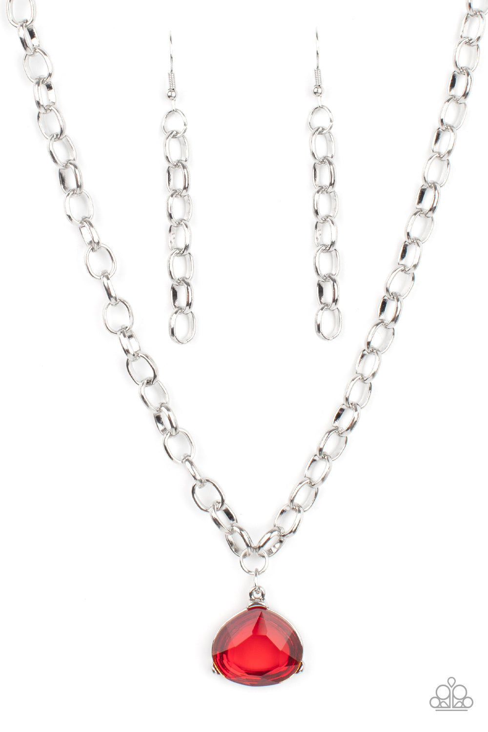 Paparazzi Gallery Gem - Red Necklace