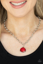 Load image into Gallery viewer, Paparazzi Gallery Gem - Red Necklace
