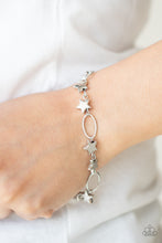 Load image into Gallery viewer, Paparazzi Stars and Sparks - Silver Bracelet
