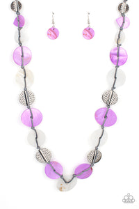 Paparazzi Seashore Spa - Purple Necklace