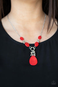 Paparazzi Summer Idol - Red Necklace