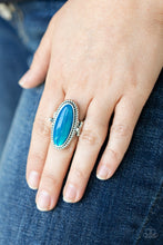 Load image into Gallery viewer, Paparazzi Oval Oasis - Blue Ring
