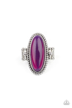 Load image into Gallery viewer, Paparazzi Oval Oasis - Purple Ring
