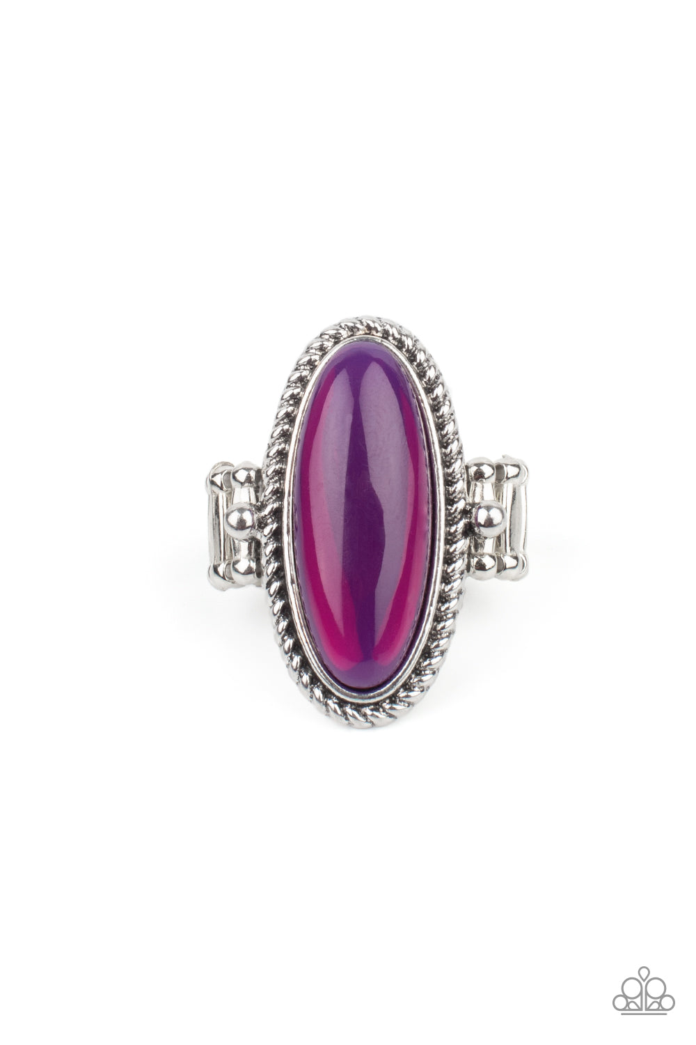 Paparazzi Oval Oasis - Purple Ring