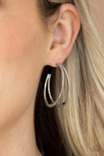 Load image into Gallery viewer, Paparazzi Rustic Curves - Silver Earring
