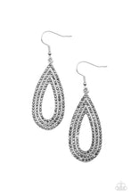 Load image into Gallery viewer, Paparazzi Exquisite Exaggeration - Silver Earring
