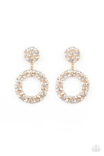 Load image into Gallery viewer, Paparazzi Party Ensemble - Gold Earring
