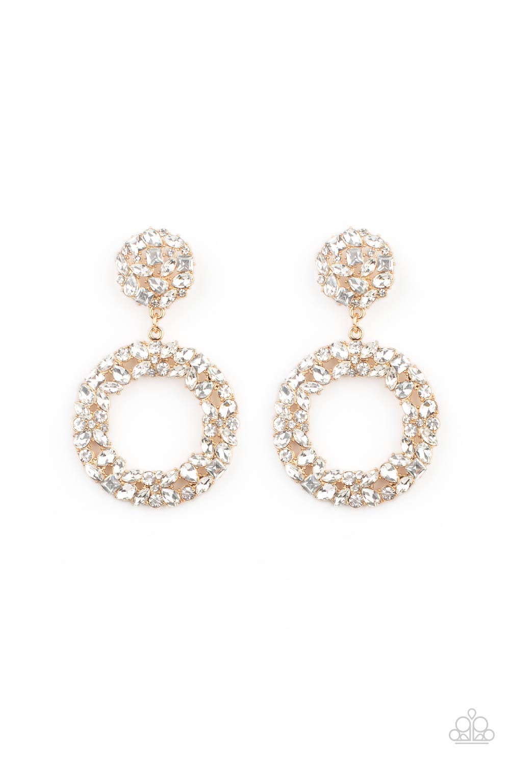 Paparazzi Party Ensemble - Gold Earring