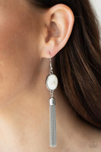 Load image into Gallery viewer, Paparazzi Oceanic Opalescence - White Earrings
