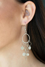 Load image into Gallery viewer, Paparazzi Cyber Chime - Silver Earrings
