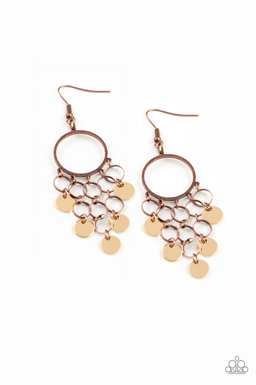 Paparazzi Cyber Chime - Multi Earrings