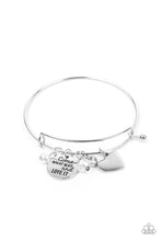 Load image into Gallery viewer, Paparazzi Come What May and Love It - White Bracelet
