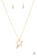Load image into Gallery viewer, Paparazzi Light Up The Sky - Gold Necklace
