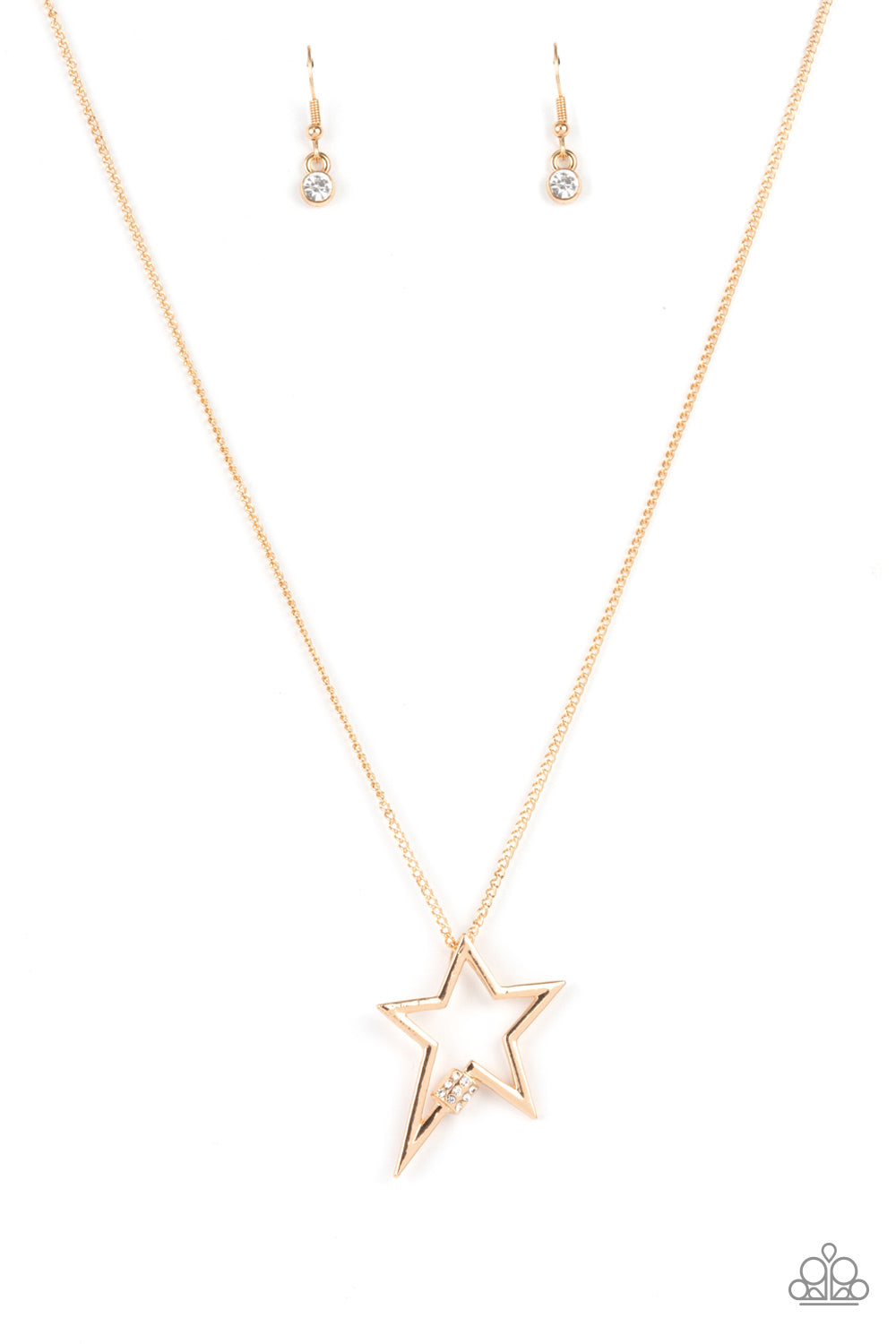 Paparazzi Light Up The Sky - Gold Necklace