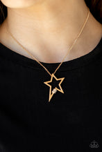Load image into Gallery viewer, Paparazzi Light Up The Sky - Gold Necklace

