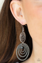 Load image into Gallery viewer, Paparazzi Cosmic Twirl - Black Earring
