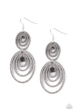 Load image into Gallery viewer, Paparazzi Cosmic Twirl - Black Earring
