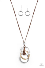 Load image into Gallery viewer, Paparazzi Harmonious Hardware - Brown Necklace
