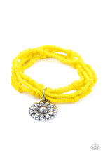 Load image into Gallery viewer, Paparazzi Badlands Botany - Yellow Bracelet
