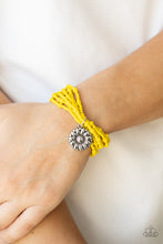 Load image into Gallery viewer, Paparazzi Badlands Botany - Yellow Bracelet
