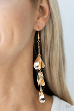 Load image into Gallery viewer, Paparazzi Arrival CHIME - Gold Earrings
