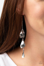 Load image into Gallery viewer, Paparazzi Arrival CHIME - Silver Earrings
