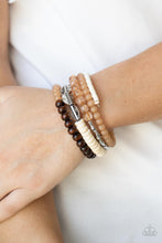 Load image into Gallery viewer, Paparazzi Free-Spirited Spiral - Brown
