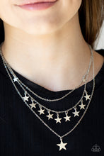 Load image into Gallery viewer, Paparazzi Americana Girl - Silver Necklace
