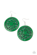 Load image into Gallery viewer, Paparazzi Ocean Canopy - Green Earring
