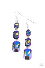 Load image into Gallery viewer, Paparazzi Cosmic Red Carpet - Blue Earring
