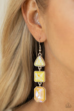 Load image into Gallery viewer, Paparazzi Cosmic Culture - Yellow Earring
