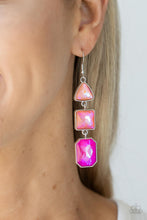 Load image into Gallery viewer, Paparazzi Cosmic Culture - Pink Earrings
