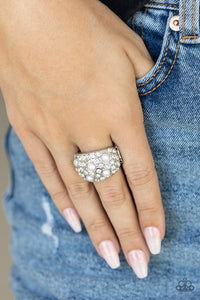 Paparazzi Gatsbys Girl - White Ring