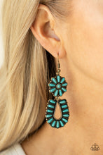 Load image into Gallery viewer, Paparazzi Badlands Eden - Brass Earrings
