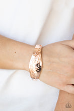 Load image into Gallery viewer, Paparazzi Fond of Florals - Rose Gold Bracelet

