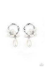 Load image into Gallery viewer, Paparazzi Elegant Expo - White Earrings
