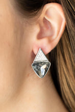 Load image into Gallery viewer, Paparazzi Risky Razzle - Silver Earring
