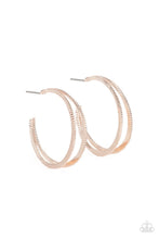 Load image into Gallery viewer, Paparazzi Rustic Curves - Rose Gold Earring
