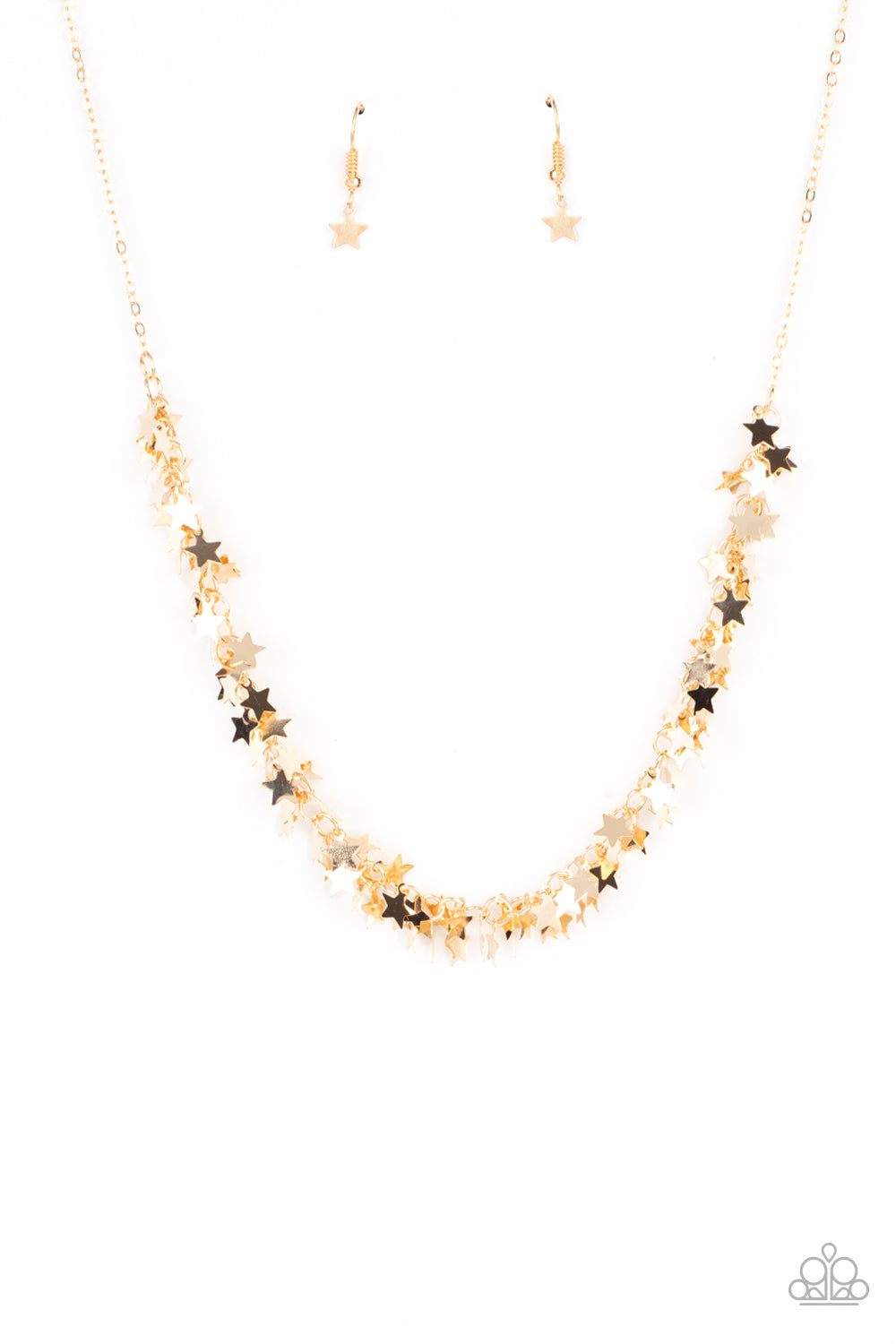 Paparazzi Starry Anthem - Gold Necklace