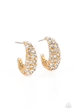 Load image into Gallery viewer, Paparazzi Glamorously Glimmering - Gold Earrings
