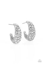 Load image into Gallery viewer, Paparazzi Glamorously Glimmering - White Earrings
