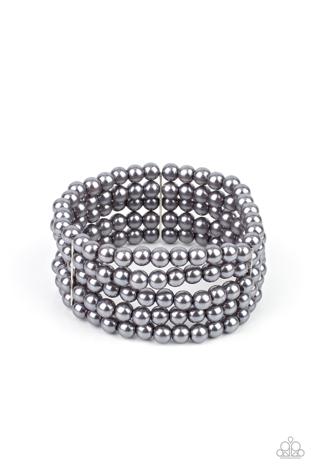 Paparazzi A Pearly Affair - Silver Bracelet