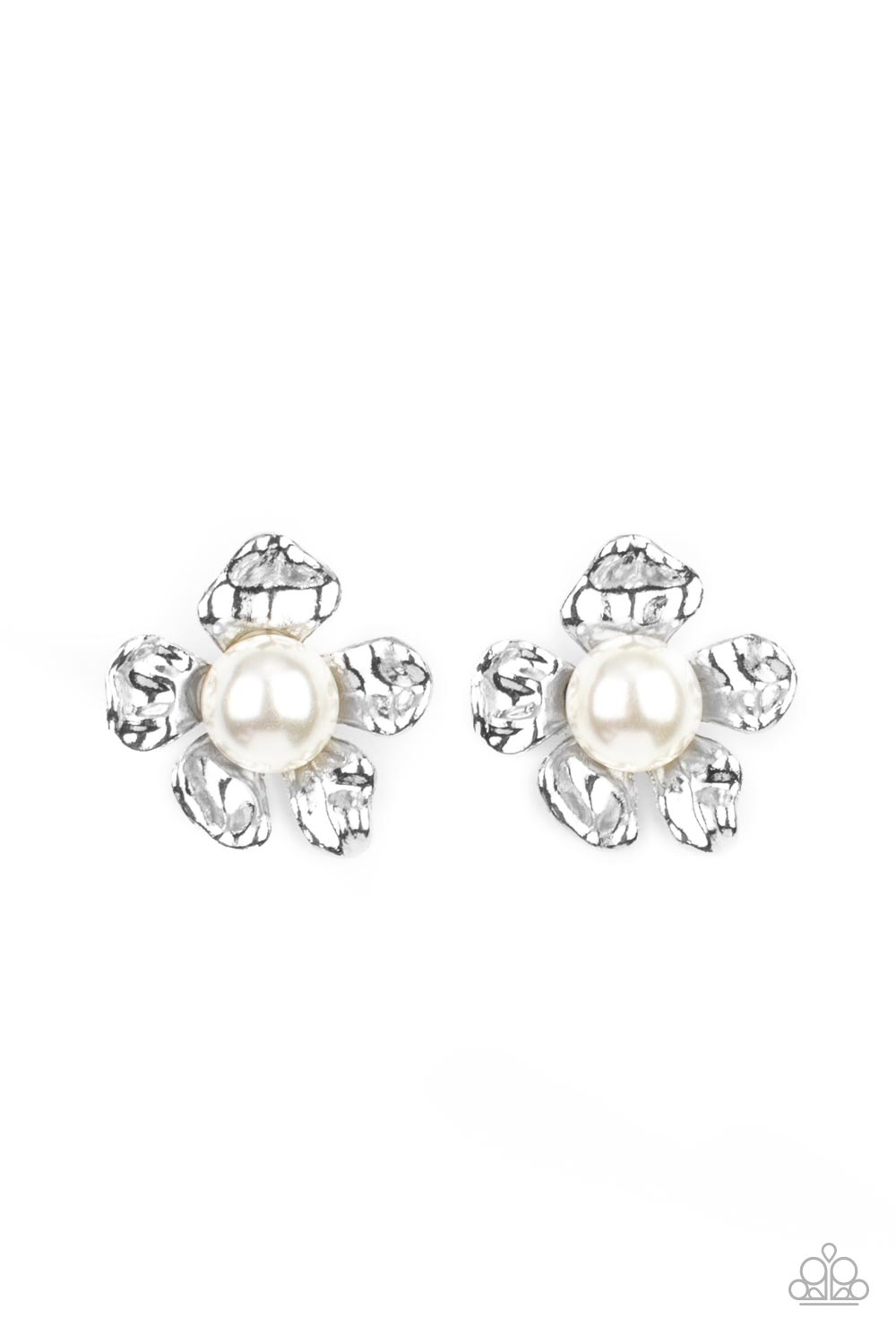 Paparazzi Apple Blossom Pearls - White Earrings