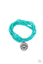Load image into Gallery viewer, Paparazzi Badlands Botany - Blue Bracelet
